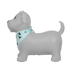 Kindsgut Bouncy Animal Hopper Dog outdoors in garden for active play