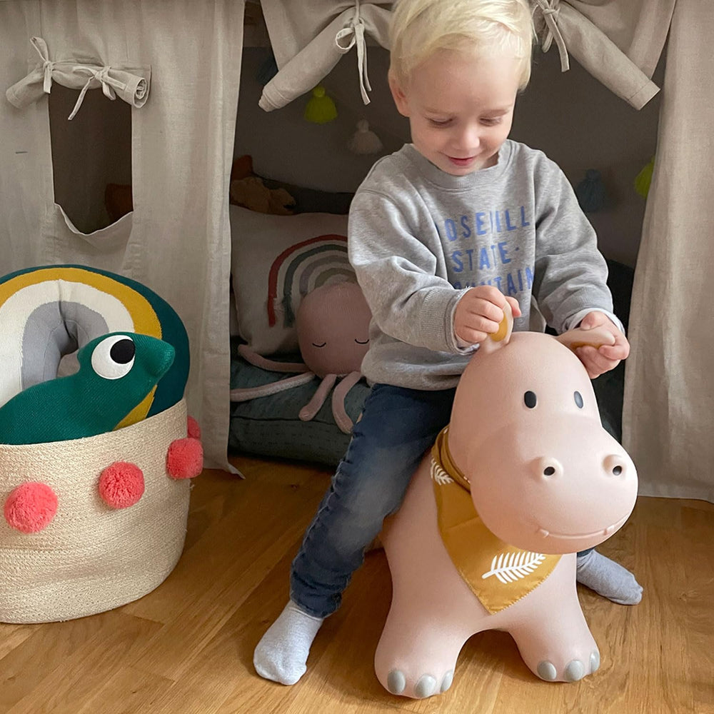 Kindsgut Bouncy Hippo Hopper inflation time with included pump