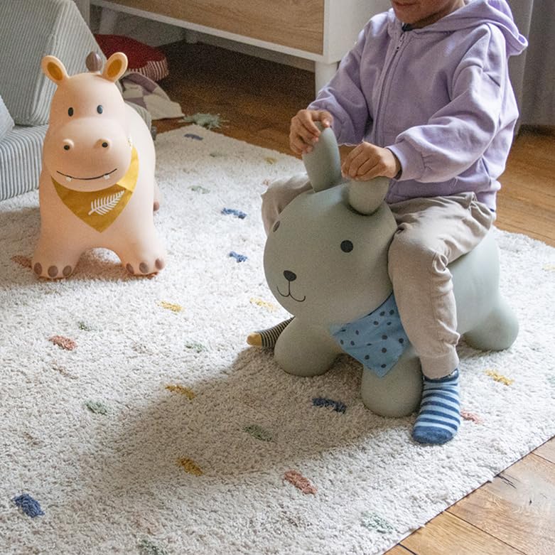 Kindsgut Bouncy Rabbit Hopper outdoors invites kids to active outdoor exploration
