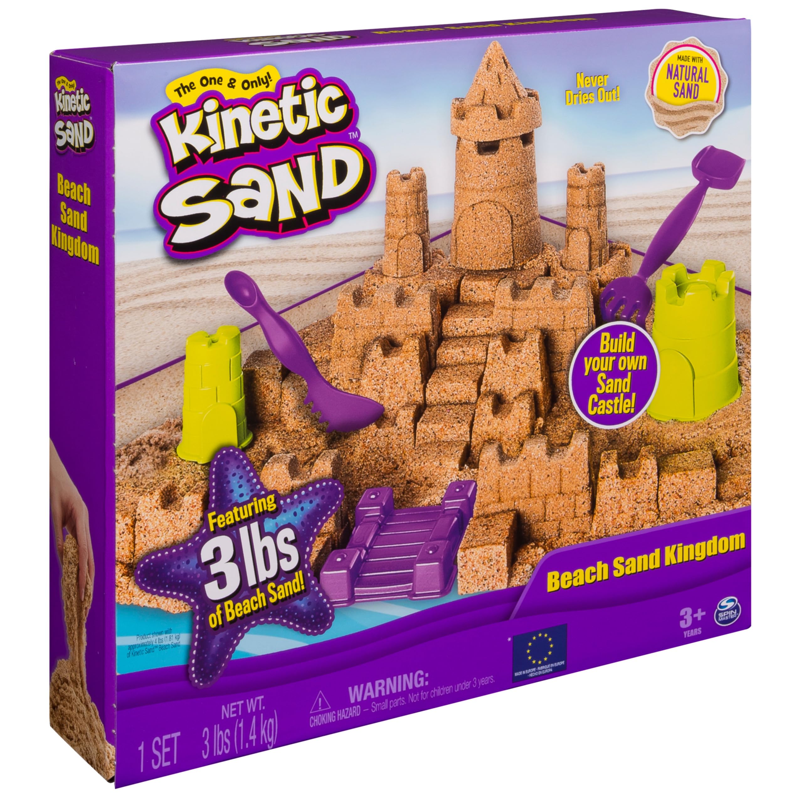 Kinetic Sand Beach Sand Kingdom makes a thoughtful gift that sparks imaginative, mess-friendly fun