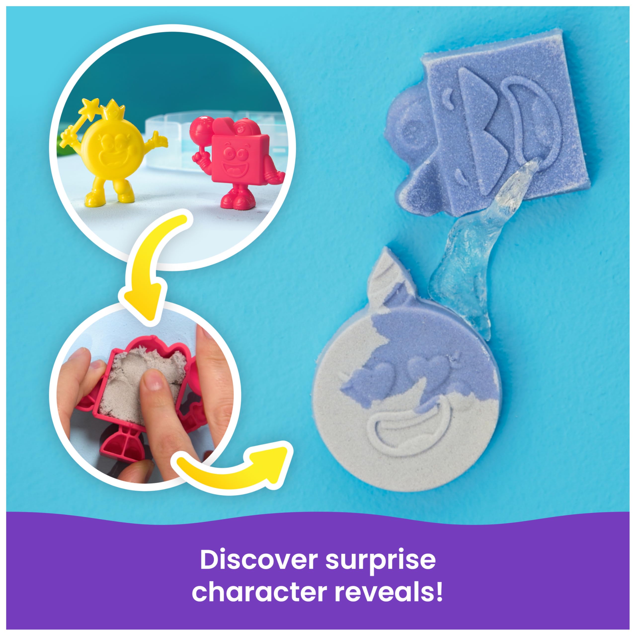 Rake tool included to shape and sculpt with Splash Sand.
