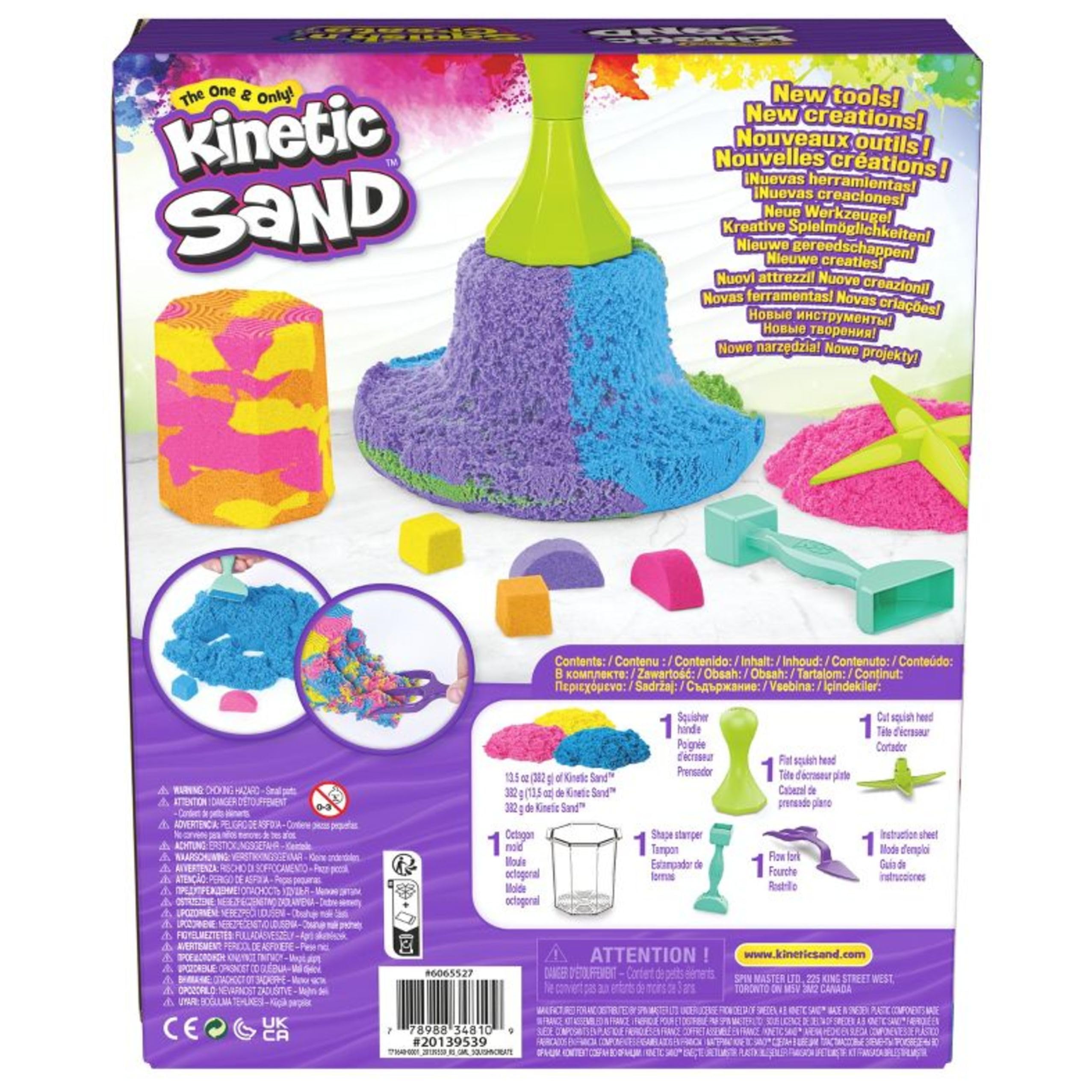 Kinetic Sand flow fork for smooth mixing and texture