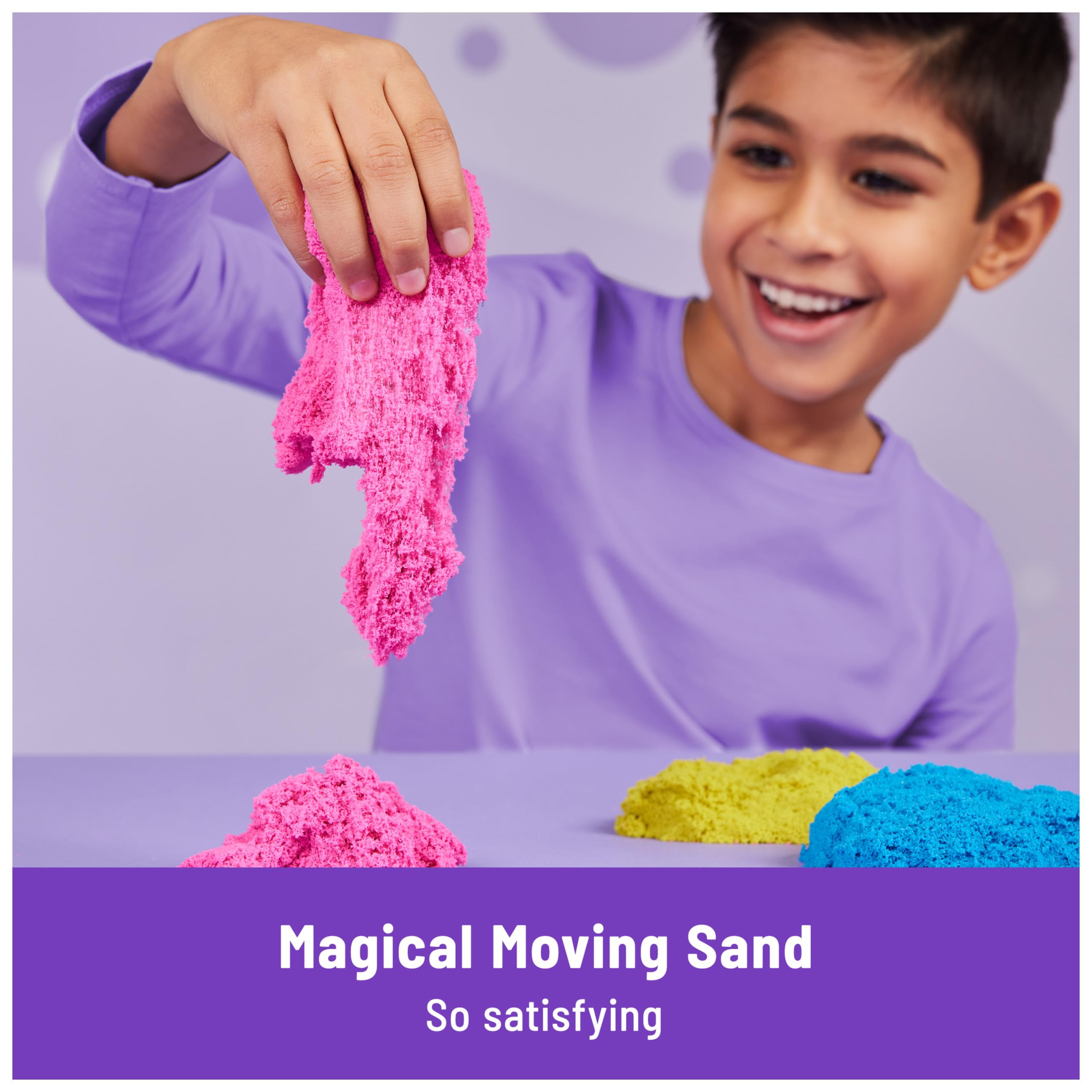 Kinetic Sand octagon mold for creative patterns