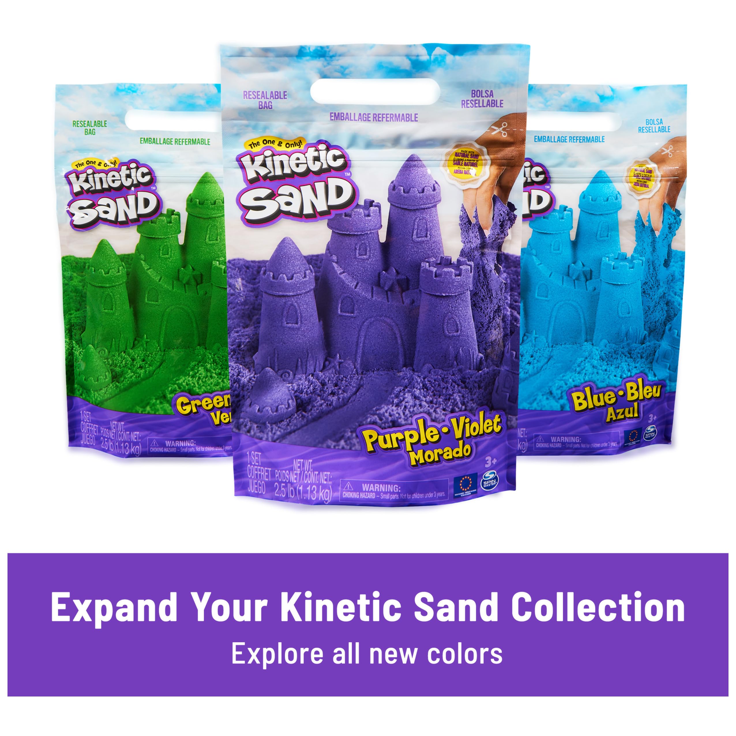 Kinetic Sand shape stamper for quick, fun designs
