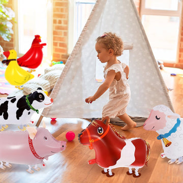 KINYFY walking horse balloon brings dynamic movement to party setups.
