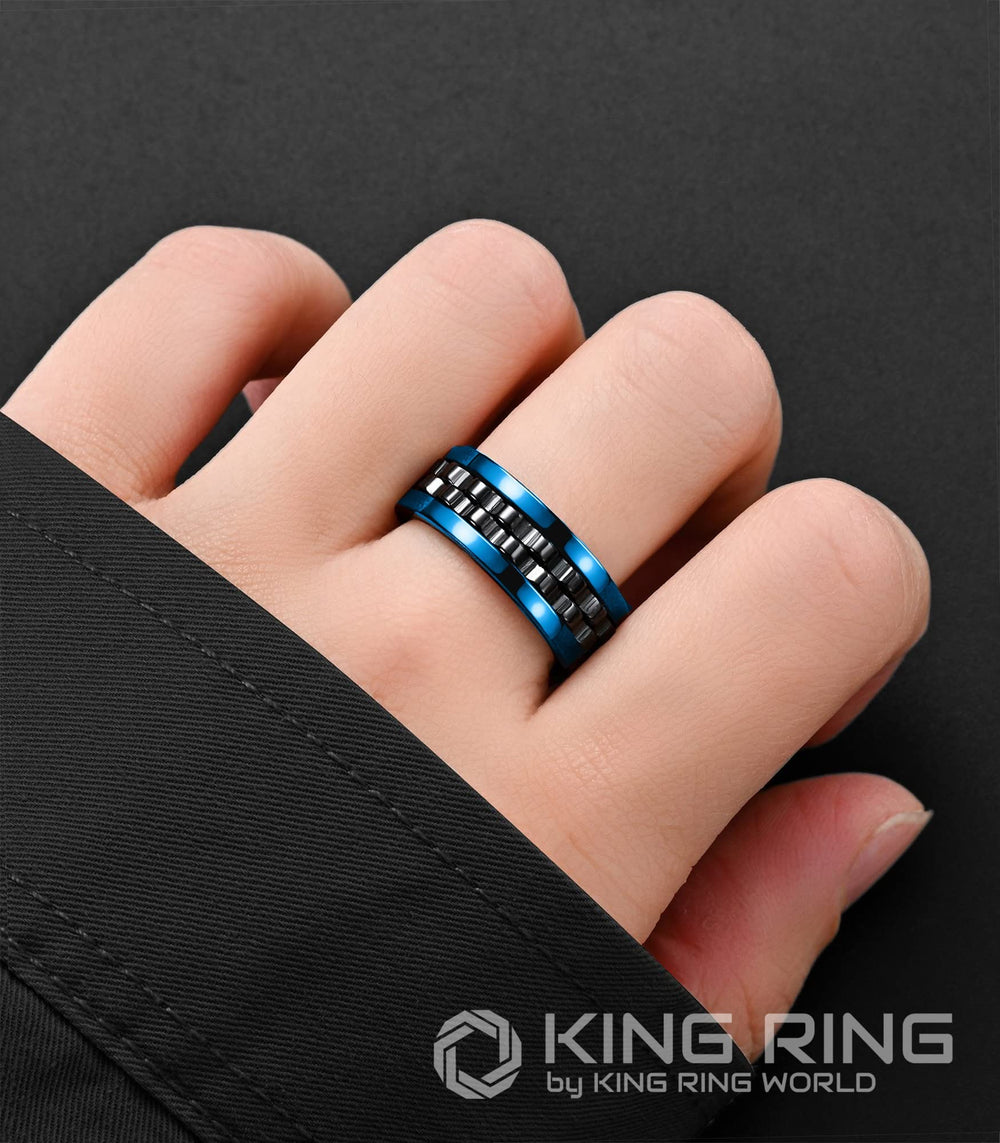 King Ring smooth spin action with comfortable fit for all-day use.