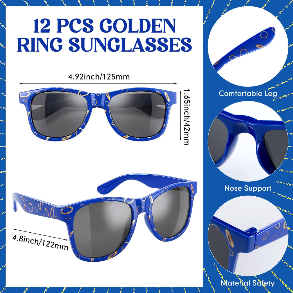 Kingdder blue with gold ring bracelets provide soft, flexible comfort for kids and adults.