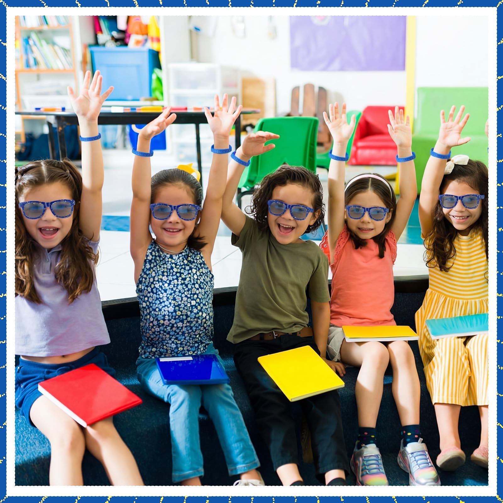 Kingdder durable sunglasses withstand playful party games and outdoor wear.