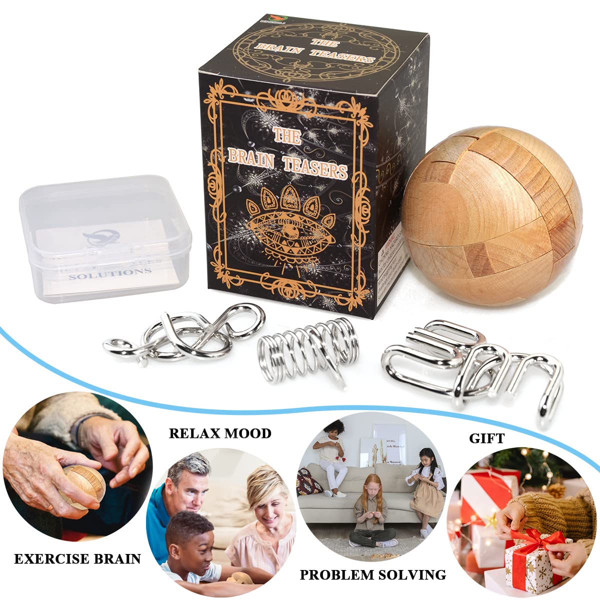 Kingou brain teaser ball challenging the mind during short breaks.