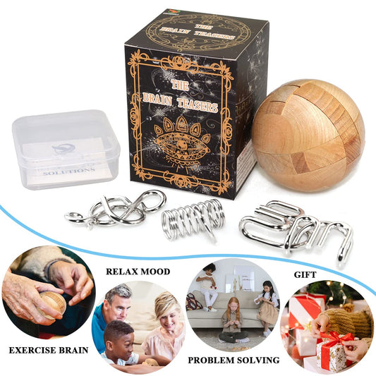 Kingou brain teaser ball challenging the mind during short breaks.
