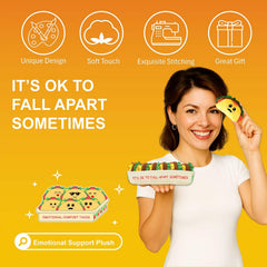 Kingwee emotional support tacos desk decor with bright colors for a cheerful room accent.