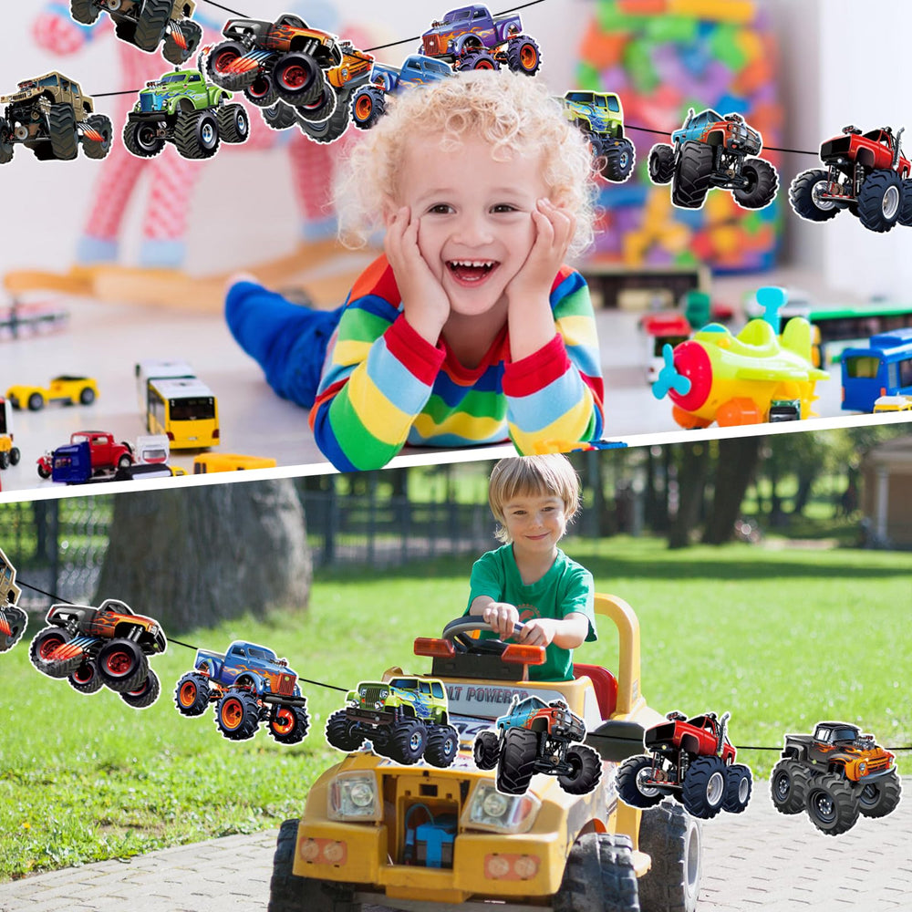 KingZone Monster Truck banner pattern 3 boosts party energy
