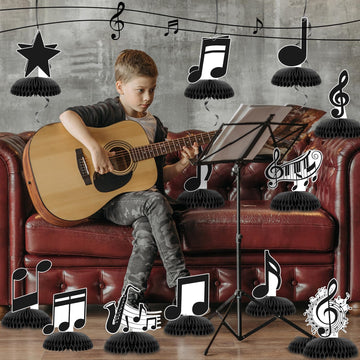 Kingzone party decor creates cohesive music-themed looks on any table.