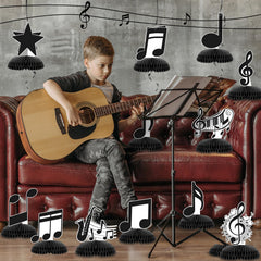 Kingzone party decor creates cohesive music-themed looks on any table.