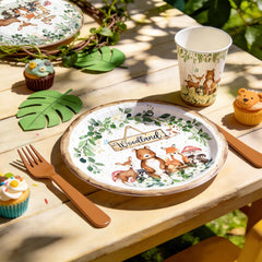 Kinovo woodland theme with forest animals for cozy decor