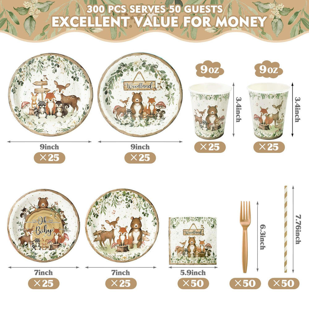 Kinovo woodland napkins offer soft durability for quick cleanups.