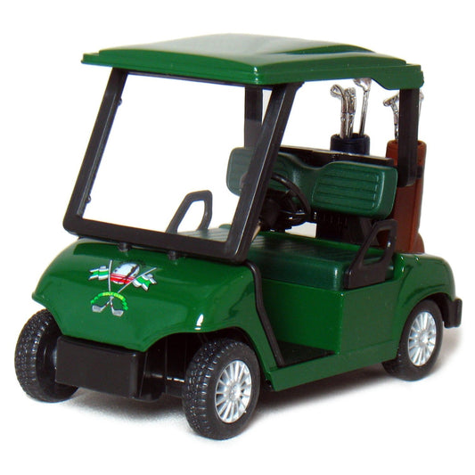 KiNSFUN golf cart 4.5-inch die-cast model with detailed interior for pretend play