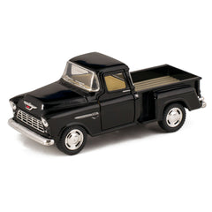 KiNSMART 1955 Chevrolet Stepside pickup 1:32 scale exterior details for display.