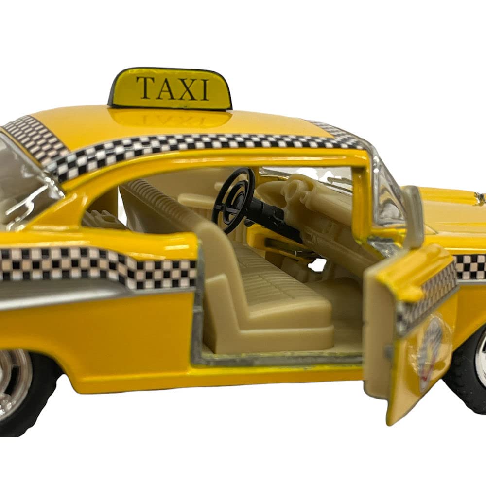KiNSMART 1957 Chevy Bel Air Coupe five-inch length fits desks and shelves.