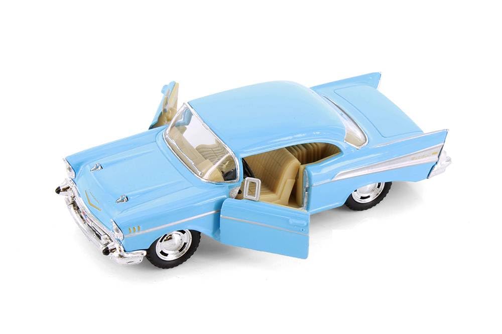 KiNSMART Bel Air Coupe open doors reveal interior accuracy and realism.