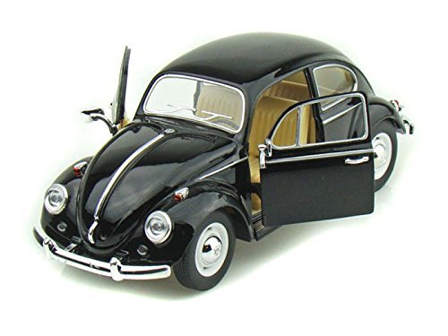 KiNSMART 1967 Beetle top view highlights proportional accuracy and metallic finish