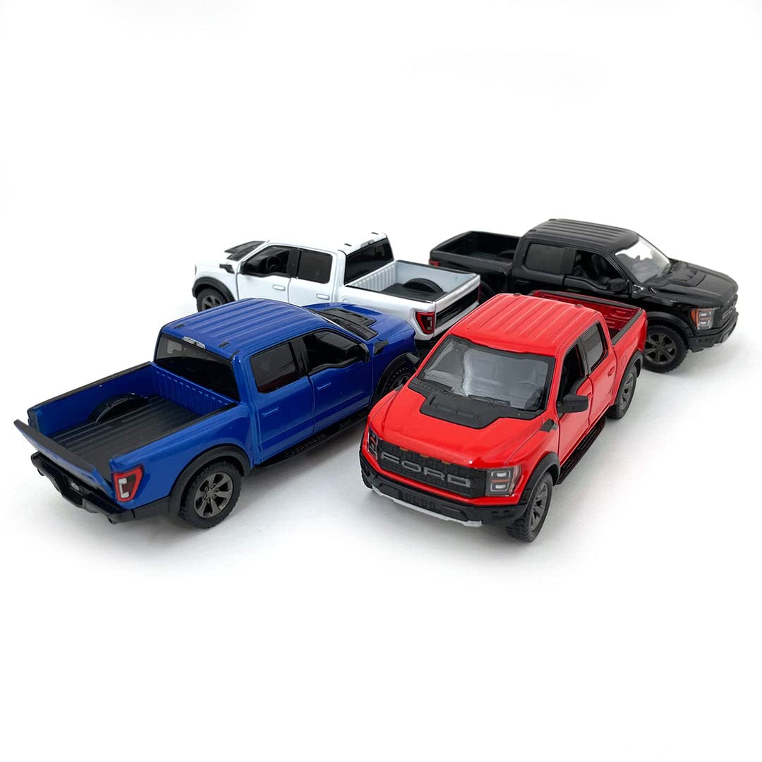 KiNSMART Ford F-150 Raptor black 1:46 scale display model for desks