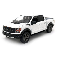 KiNSMART Ford F-150 Raptor with open doors 1:46 scale pullback action for play and display