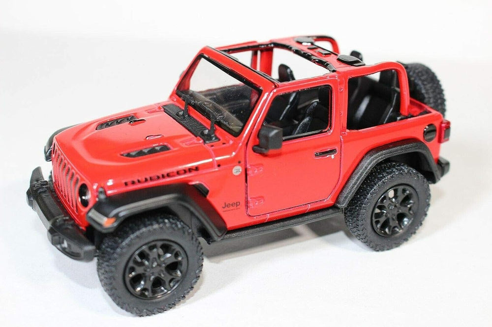 KiNSMART Jeep Wrangler Rubicon model ready for display on shelf