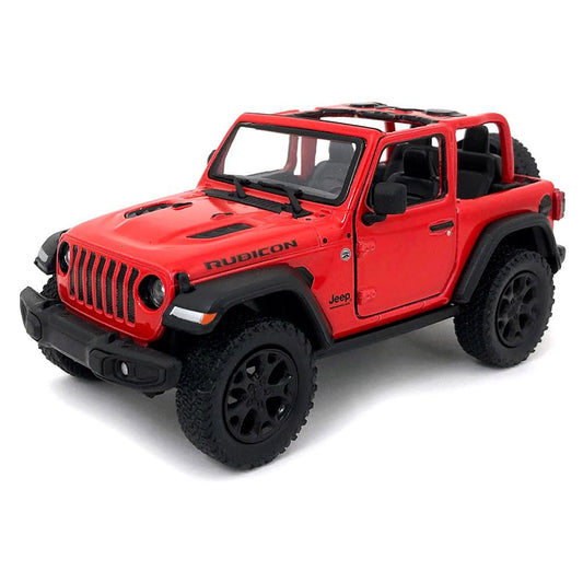 KiNSMART Jeep Wrangler Rubicon 1:34 scale front grille detail for display