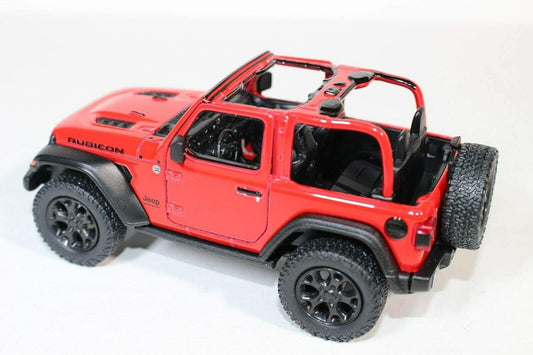 KiNSMART Rubicon off-road tires and rugged stance in red finish
