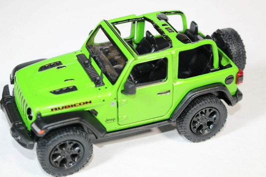 KiNSMART Jeep Wrangler Rubicon front grille detail for authentic display