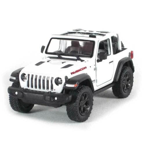 KiNSMART Jeep Wrangler Rubicon 1:34 interior detail enhances play or display.