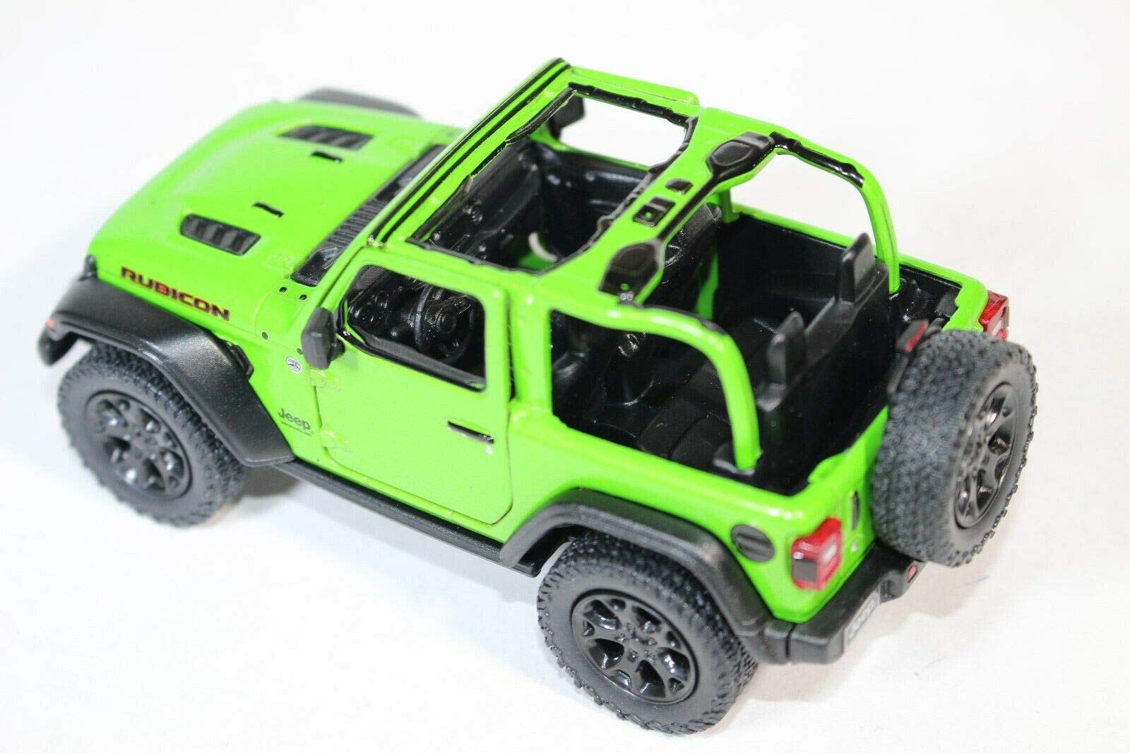KiNSMART Jeep Wrangler Rubicon off road tires showcase rugged realism for shelves