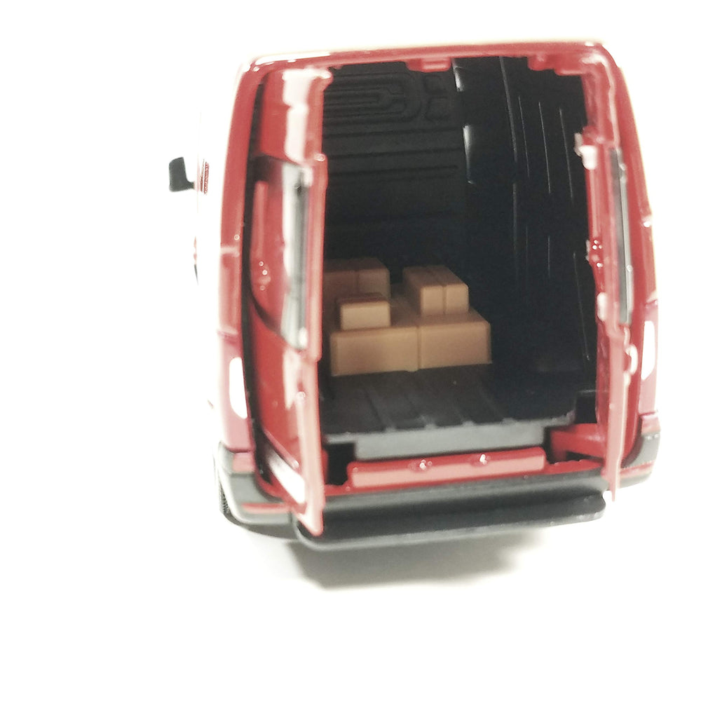 KiNSMART Mercedes-Benz Sprinter cargo van, high-precision proportions for collectors.
