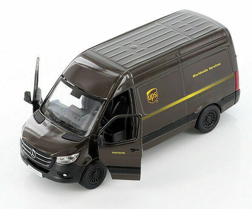 KiNSMART Sprinter UPS cargo area detail enhances realism during play or display