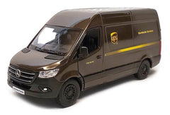 KiNSMART Mercedes-Benz Sprinter UPS Edition exterior shows authentic styling for display