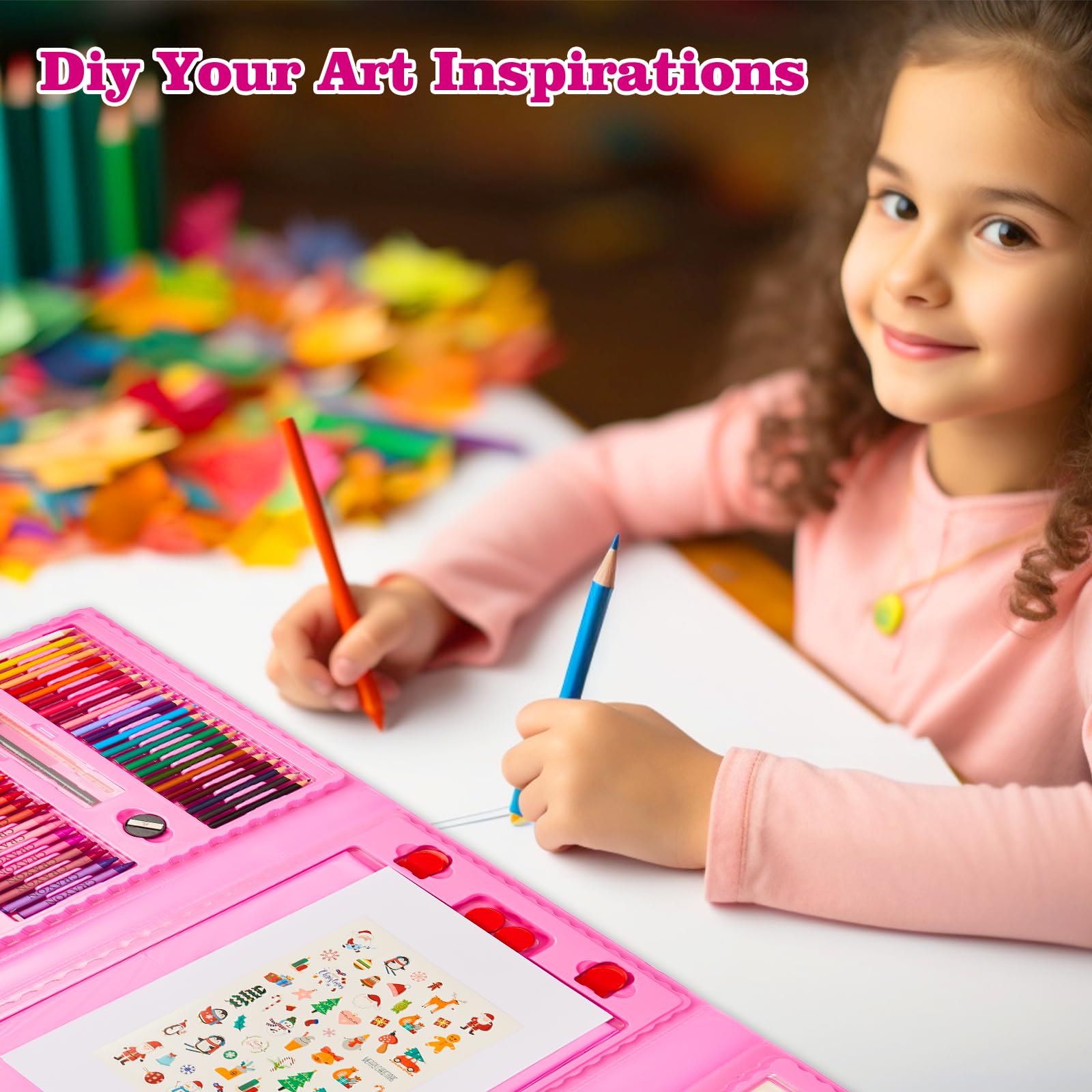 KINSPORY art gift set for kids, perfect for birthdays and holidays
