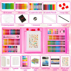 KINSPORY pop-up double-side easel enabling shared art sessions for siblings