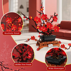 Kiothdre Plum Blossom features rich color gradients for interior styling