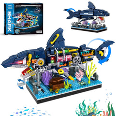 Kiothdre Shark Building Set lifelike model for hands-on exploration and display.