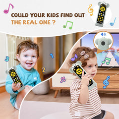 KIRALUMI silicone cover with monkey motif offers safe teething texture.