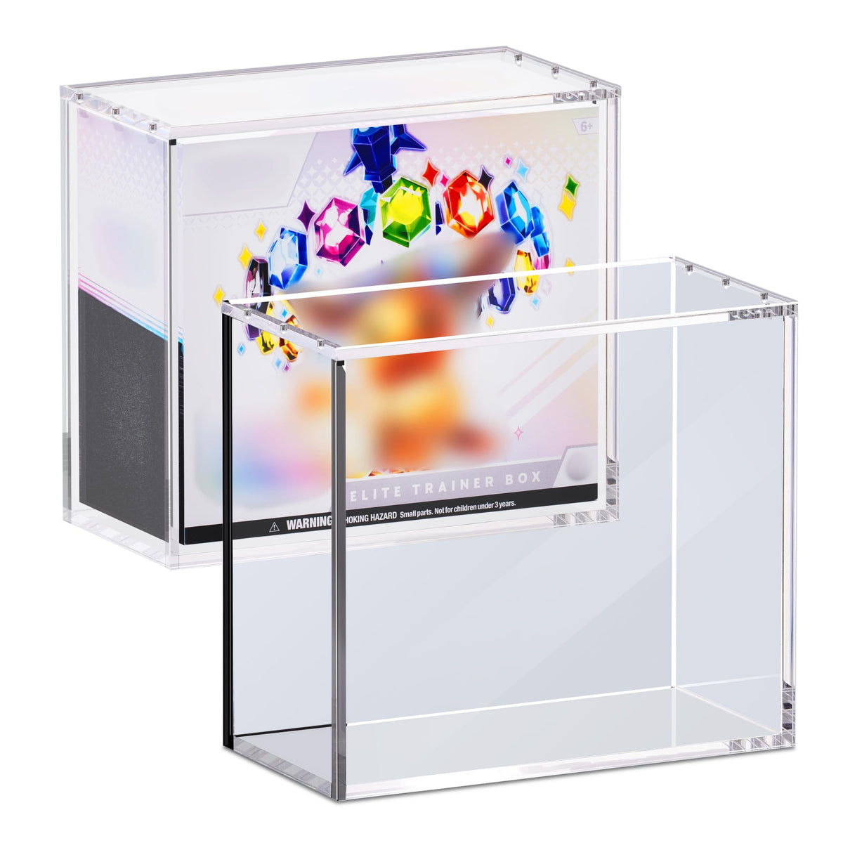 Kisbox ETB protector case with 5mm acrylic offers precise fit and crystal display.