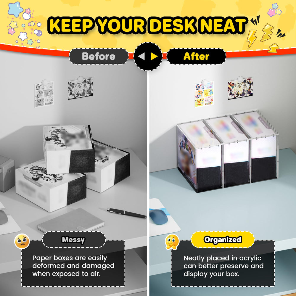 Kisbox ETB scratch-resistant acrylic guards against everyday wear.