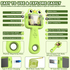 Kiscamgear endoscope displays on a 2.4-inch screen for clear on-screen observations.
