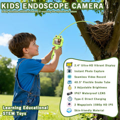 Kiscamgear IP67 underwater lens enables pond and fish tank exploration.