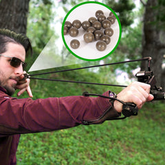 KISEER 10mm slingshot balls provide safe learning with light, biodegradable material.
