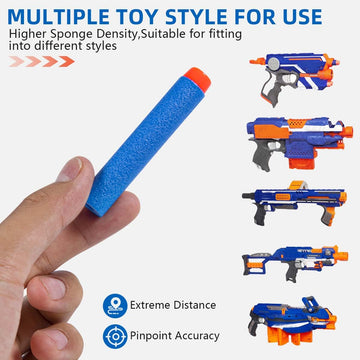 KISEER soft EVA darts reduce impact for gentle backyard battles.