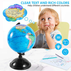 KISEER vibrant colors improve map reading and country recognition.