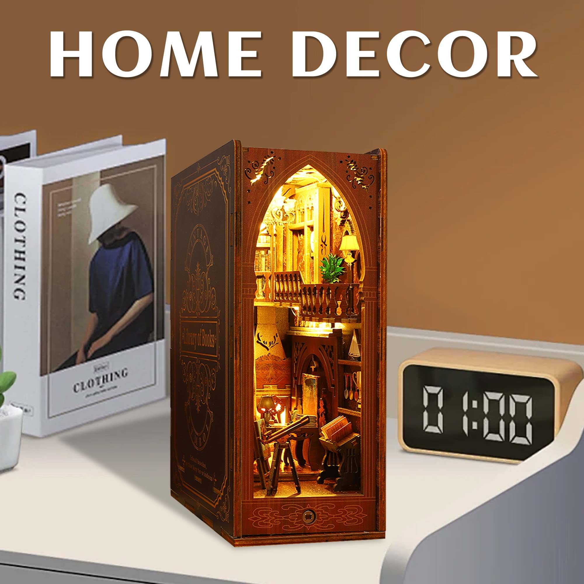 Kisoy Book Nook Kit complete display that inspires conversations.