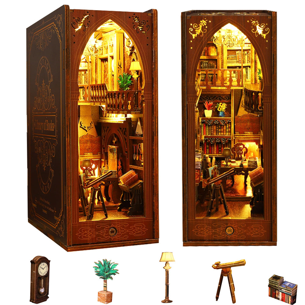 Kisoy Book Nook Kit unboxed, inviting a calming DIY project.